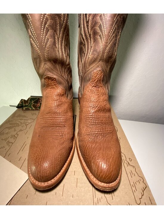 Tecovas The Quintin Sand Shark Men\'s Western Boots Size 9.5 D -Limited Ed. RARE main image 11